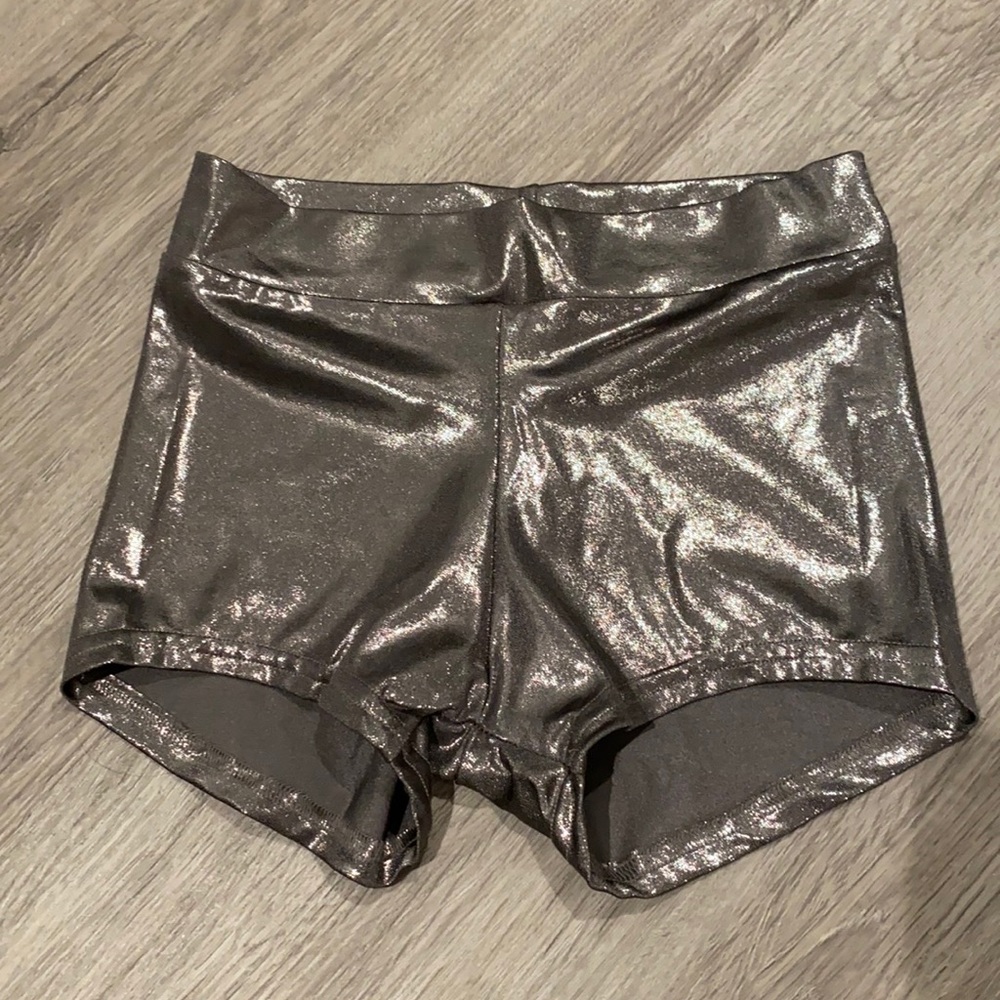 Silver Metallic Spandex
